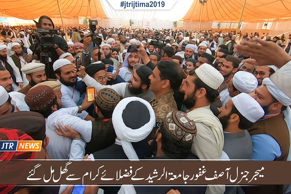 ڈی جی آئی ایس پی آر اور جامعۃ الرشید کے ندیدے