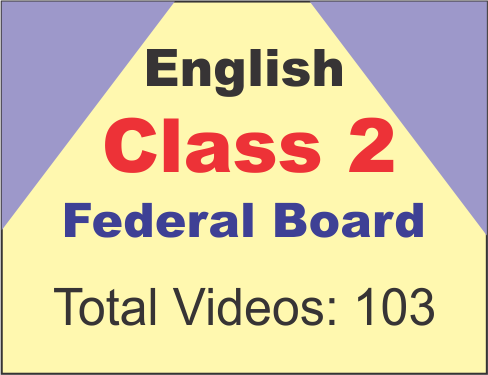 English Book Class 2 Federal Board