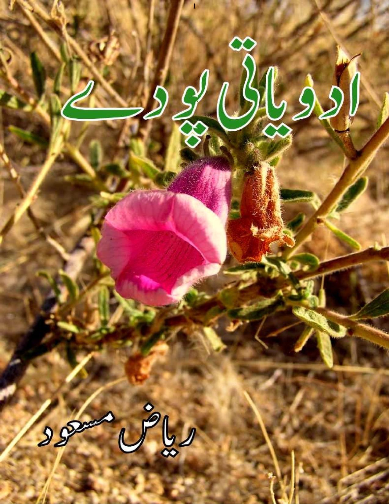 Adviyati Poday By Riaz Masud ادویاتی پودے